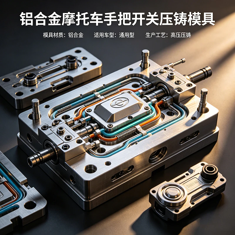 Aluminum Motorcycle Handle Switch Die Casting Mold-detail3 Aluminum Motorcycle Handle Switch Die Casting Mold-detail3